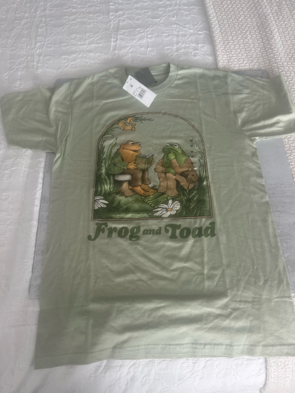 Frog and Toad Graphic Tee - Sage Green